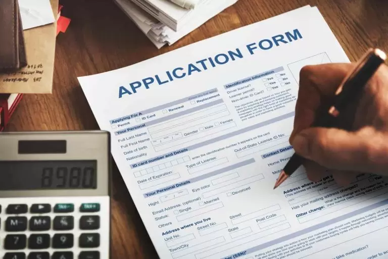 University Admission Application form